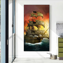 Load image into Gallery viewer, Sailboat 40*70CM(Canvas) Full Round Drill Diamond Painting
