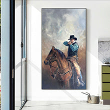 Load image into Gallery viewer, Horse Riding 40*70CM(Canvas) Full Round Drill Diamond Painting
