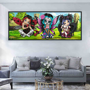 Elves 80*30CM(Canvas) Full Round Drill Diamond Painting