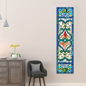 Painted Flowers 30*120CM(Canvas) Full Round Drill Diamond Painting