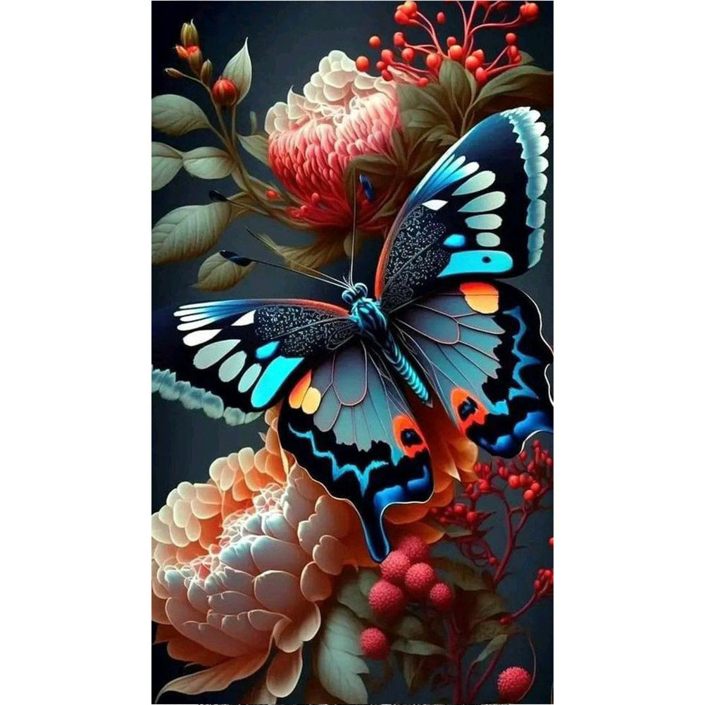 Butterfly 40*70CM(Canvas) Full Round Drill Diamond Painting