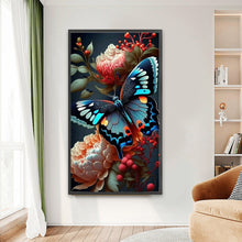 Load image into Gallery viewer, Butterfly 40*70CM(Canvas) Full Round Drill Diamond Painting
