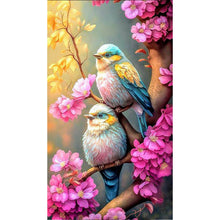 Load image into Gallery viewer, Bird Standing On Branch 40*70CM(Canvas) Full Round Drill Diamond Painting
