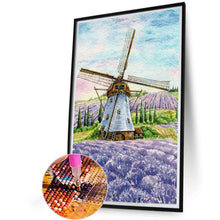 Load image into Gallery viewer, Lavender Pinwheel 40*60CM(Canvas) Full Round Drill Diamond Painting
