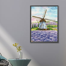 Load image into Gallery viewer, Lavender Pinwheel 40*60CM(Canvas) Full Round Drill Diamond Painting
