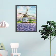 Load image into Gallery viewer, Lavender Pinwheel 40*60CM(Canvas) Full Round Drill Diamond Painting
