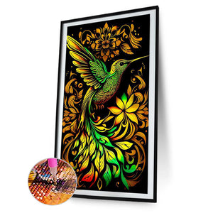 Hummingbird 60*100CM(Canvas) Full Round Drill Diamond Painting