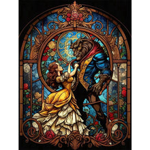 Load image into Gallery viewer, Stain Glass Cartoon (50*65CM) 11CT 3 Stamped Cross Stitch
