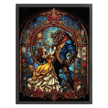 Load image into Gallery viewer, Stain Glass Cartoon (50*65CM) 11CT 3 Stamped Cross Stitch
