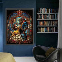 Load image into Gallery viewer, Stain Glass Cartoon (50*65CM) 11CT 3 Stamped Cross Stitch
