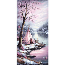 Load image into Gallery viewer, Camping Beauty 40*80CM(Canvas) Full Round Drill Diamond Painting
