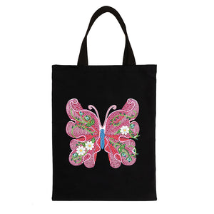 DIY Eco-friendly Bag Large Capacity Butterfly Fashion Pocket Tote (ST003)