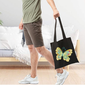 DIY Eco-friendly Bag Large Capacity Butterfly Fashion Pocket Tote (ST005)