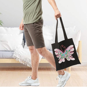 DIY Eco-friendly Bag Large Capacity Butterfly Fashion Pocket Tote (ST006)