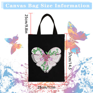 DIY Eco-friendly Bag Large Capacity Butterfly Fashion Pocket Tote (ST008)