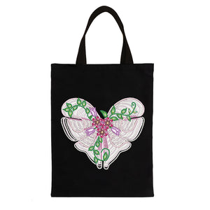 DIY Eco-friendly Bag Large Capacity Butterfly Fashion Pocket Tote (ST008)