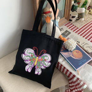 DIY Eco-friendly Bag Large Capacity Butterfly Fashion Pocket Tote (ST009)