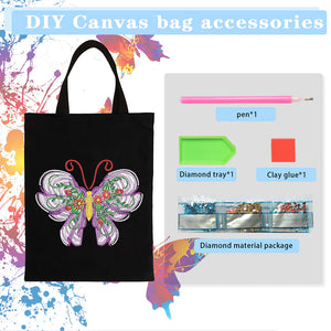 DIY Eco-friendly Bag Large Capacity Butterfly Fashion Pocket Tote (ST009)