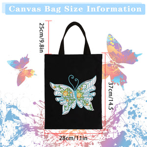 DIY Eco-friendly Bag Large Capacity Butterfly Fashion Pocket Tote (ST010)