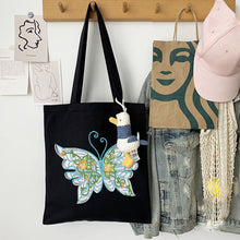 Load image into Gallery viewer, DIY Eco-friendly Bag Large Capacity Butterfly Fashion Pocket Tote (ST010)
