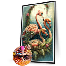 Load image into Gallery viewer, Flamingo 40*60CM(Canvas) Full Round Drill Diamond Painting
