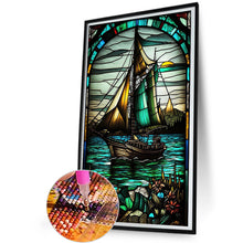 Load image into Gallery viewer, Sailboat 30*50CM(Canvas) Full Round Drill Diamond Painting
