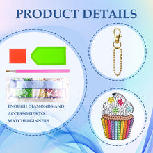 Load image into Gallery viewer, DIY Diamond Art Key Rings Double Sided 12pcs Animal Gift for Kids (YS182)
