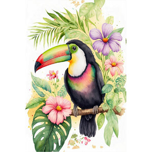 Toucan 40*60CM(Canvas) Full Round Drill Diamond Painting