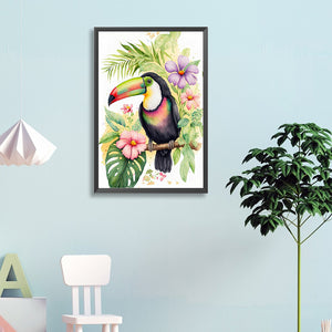 Toucan 40*60CM(Canvas) Full Round Drill Diamond Painting