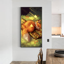 Load image into Gallery viewer, Resting Fox 40*70CM(Canvas) Full Round Drill Diamond Painting
