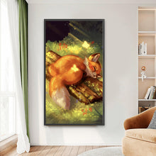 Load image into Gallery viewer, Resting Fox 40*70CM(Canvas) Full Round Drill Diamond Painting
