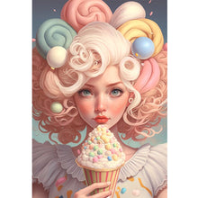 Load image into Gallery viewer, Girl (45*65CM) 11CT 3 Stamped Cross Stitch

