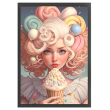 Load image into Gallery viewer, Girl (45*65CM) 11CT 3 Stamped Cross Stitch
