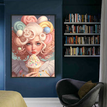 Load image into Gallery viewer, Girl (45*65CM) 11CT 3 Stamped Cross Stitch
