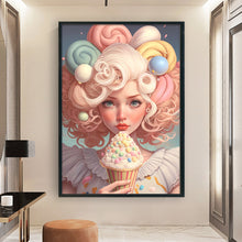 Load image into Gallery viewer, Girl (45*65CM) 11CT 3 Stamped Cross Stitch
