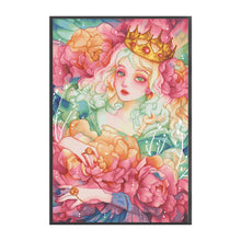 Load image into Gallery viewer, Queen Flower (61*87CM) 11CT 3 Stamped Cross Stitch
