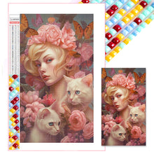 Load image into Gallery viewer, Beauty And Pets 40*70CM(Picture) Full Square Drill Diamond Painting
