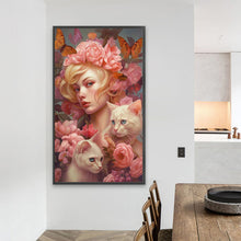 Load image into Gallery viewer, Beauty And Pets 40*70CM(Picture) Full Square Drill Diamond Painting
