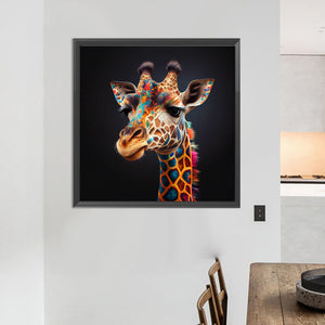 Giraffe 70*70CM(Canvas) Full Round Drill Diamond Painting