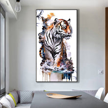 Load image into Gallery viewer, Tiger 45*80CM(Canvas) Full Round Drill Diamond Painting
