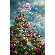 Load image into Gallery viewer, Dream Flower Castle 50*80CM(Canvas) Full Round Drill Diamond Painting
