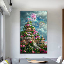 Load image into Gallery viewer, Dream Flower Castle 50*80CM(Canvas) Full Round Drill Diamond Painting
