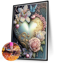 Load image into Gallery viewer, Love Flower Frame 50*70CM(Canvas) Full Round Drill Diamond Painting
