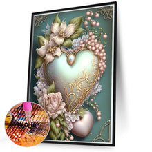 Load image into Gallery viewer, Love Flower Frame 50*70CM(Canvas) Full Round Drill Diamond Painting
