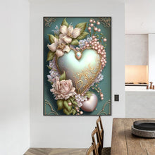 Load image into Gallery viewer, Love Flower Frame 50*70CM(Canvas) Full Round Drill Diamond Painting
