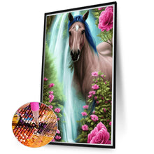 Load image into Gallery viewer, Waterfall Horse 45*70CM(Canvas) Full Round Drill Diamond Painting
