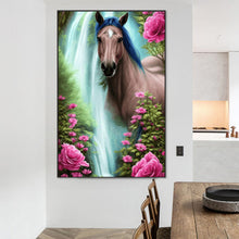 Load image into Gallery viewer, Waterfall Horse 45*70CM(Canvas) Full Round Drill Diamond Painting
