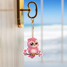 Load image into Gallery viewer, DIY Diamond Art Key Rings Butterfly 5pcs for Beginners Home Decor (Owl)
