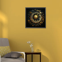 Load image into Gallery viewer, Sun Moon Star Chart 30*30CM(Canvas) Full Round Drill Diamond Painting
