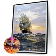 Load image into Gallery viewer, Sailing Boat 30*40CM(Canvas) Full Round Drill Diamond Painting
